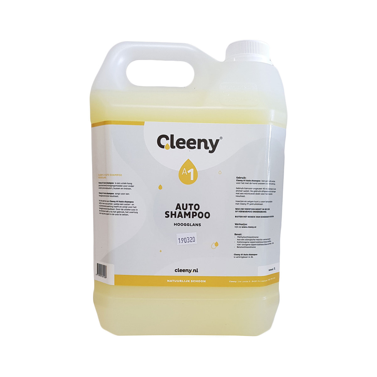 Cleeny autoshampoo - Cleeny, Natuurlijk schoon - Autoshampoo met wax