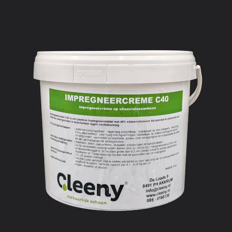 Cleeny Gevelcréme 40 impregneercreme 5 liter