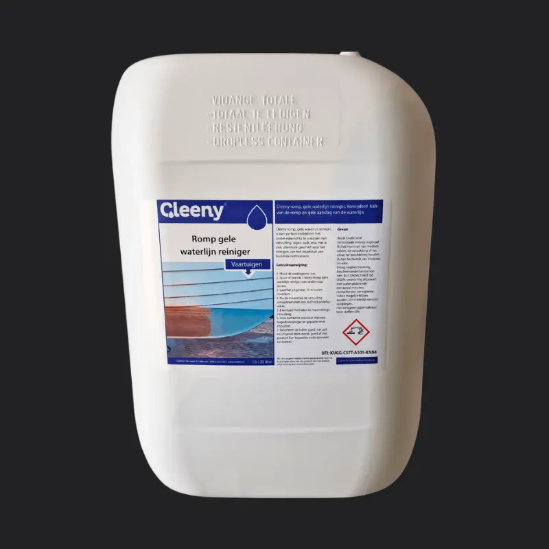 Cleeny romp, gele waterlijn reiniger 10 liter